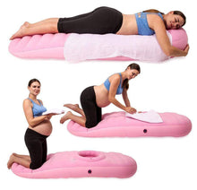 Lade das Bild in den Galerie-Viewer, Matelas De Grossesse à Trou Pour Femme Enceinte - 9mois et moi
