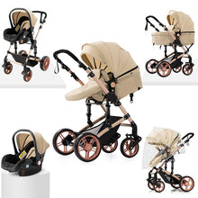 Lade das Bild in den Galerie-Viewer, Hochwertiger 3-in-1-Kinderwagen 
