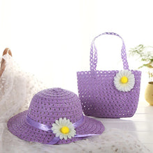 Lade das Bild in den Galerie-Viewer, Kinder Sommerhut mit Handtasche 
