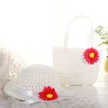 Lade das Bild in den Galerie-Viewer, Kinder Sommerhut mit Handtasche 
