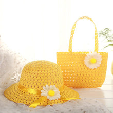 Lade das Bild in den Galerie-Viewer, Kinder Sommerhut mit Handtasche 
