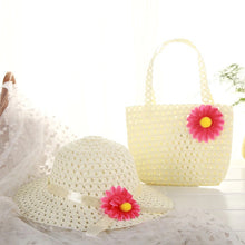 Lade das Bild in den Galerie-Viewer, Kinder Sommerhut mit Handtasche 
