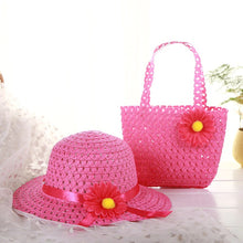 Lade das Bild in den Galerie-Viewer, Kinder Sommerhut mit Handtasche 
