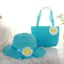 Lade das Bild in den Galerie-Viewer, Kinder Sommerhut mit Handtasche 
