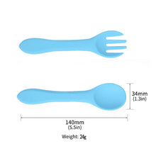 Charger l&#39;image dans la galerie, Ensemble de Vaisselle en Silicone pour Bébé 8 PCS
