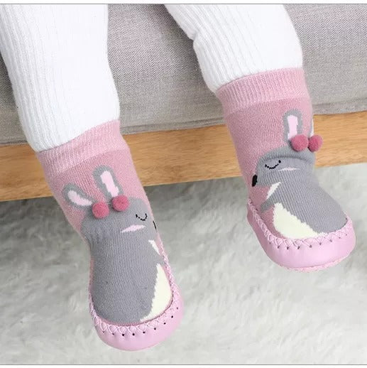 Chaussettes d'intérieur épaisses en coton