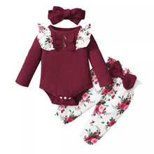 Charger l&#39;image dans la galerie, Ensemble imprimé 3pcs pour bébé fille
