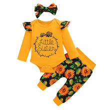Charger l&#39;image dans la galerie, Ensemble imprimé 3pcs pour bébé fille
