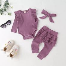 Charger l&#39;image dans la galerie, Ensemble imprimé 3pcs pour bébé fille
