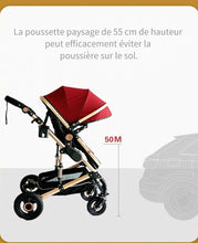Charger l&#39;image dans la galerie, Poussette Bébé Trio 3 en 1 Premium - Poussette, Landau et Siège Auto
