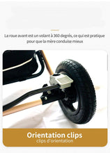 Charger l&#39;image dans la galerie, Poussette Bébé Trio 3 en 1 Premium - Poussette, Landau et Siège Auto
