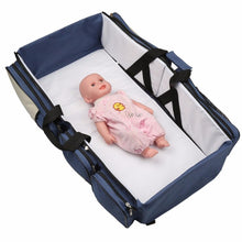 Lade das Bild in den Galerie-Viewer, SAC BÉBÉ 3 EN 1 : Lit De Voyage + Table À Langer - 9mois et moi
