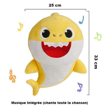Lade das Bild in den Galerie-Viewer, Jouet en Peluche Bébé Requin Chantant - 9mois et moi
