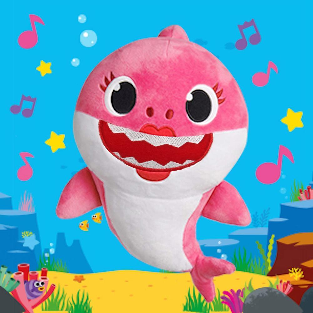 Jouet en Peluche Bébé Requin Chantant - 9mois et moi